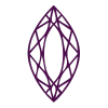 marquise-shaped lab-created diamond